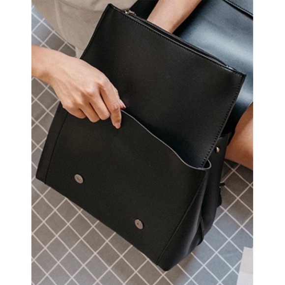 NWT MINIMALIST FLAP BACKPACK BY SHEIN! PUFFER NOT INCLUDED! - Picture 3 of 5